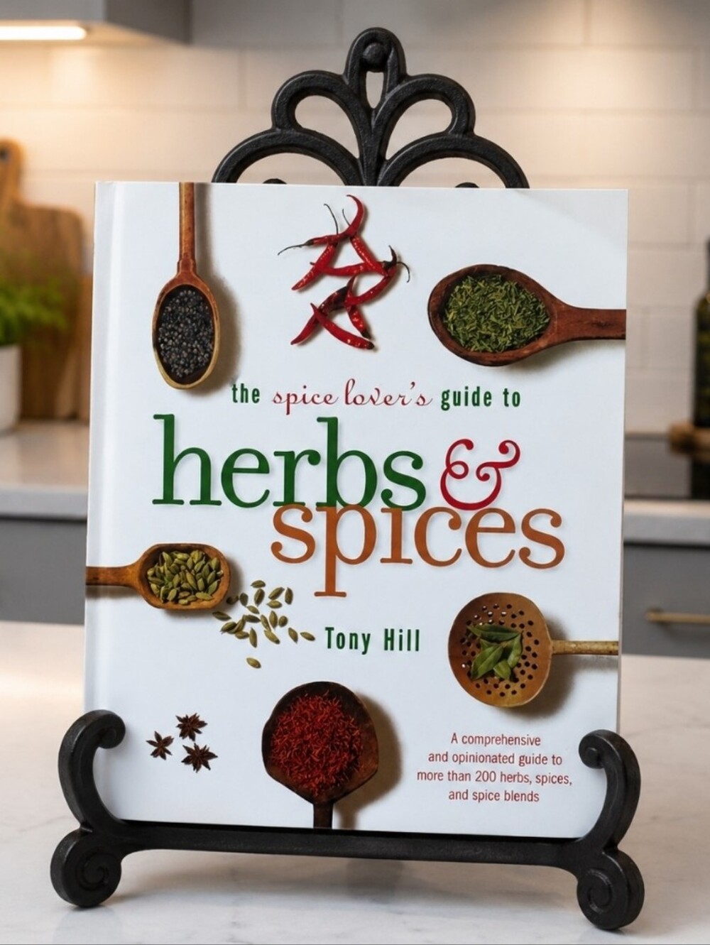Herbs And Spices Book Glossary Cook Book Culinary Guide Cookbook Tony Hill EUC